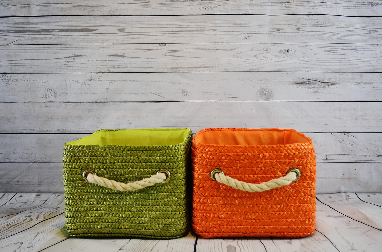Rooms baskets, orange, green, storage, green, storage, storage, storage, storage, storage