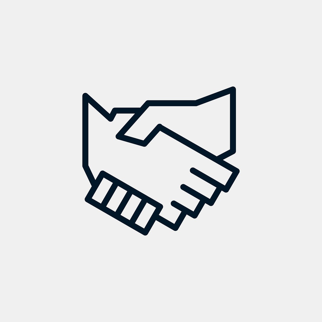 why-choose-us Handshake between trading partners — commercial agreement and partnership