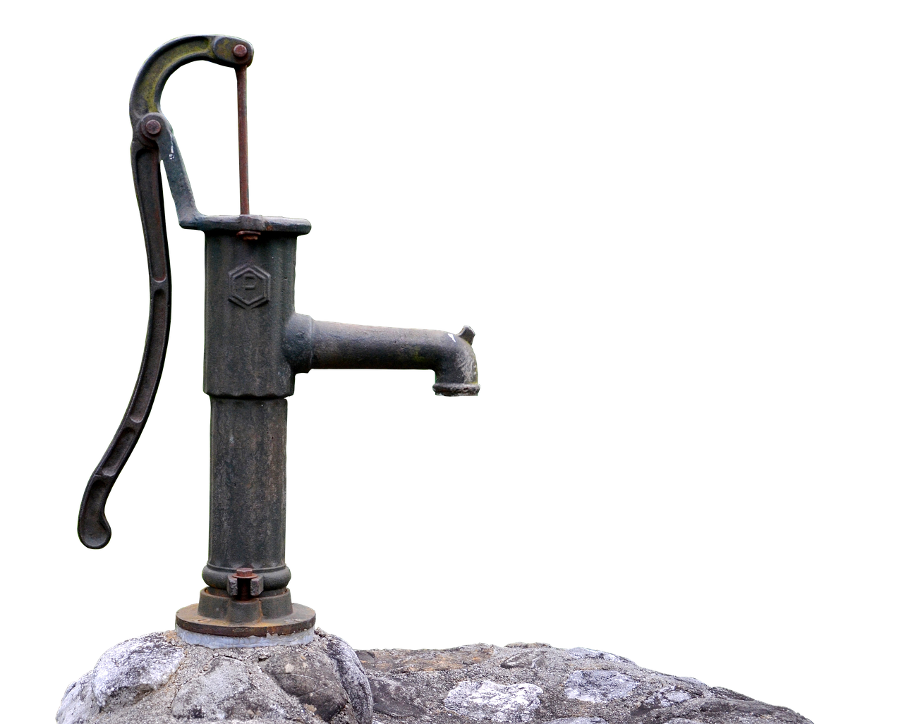 Home fountain, nature, pump, court pump, garden pump, water fountain, garden irrigation, garden, hand pump, metal