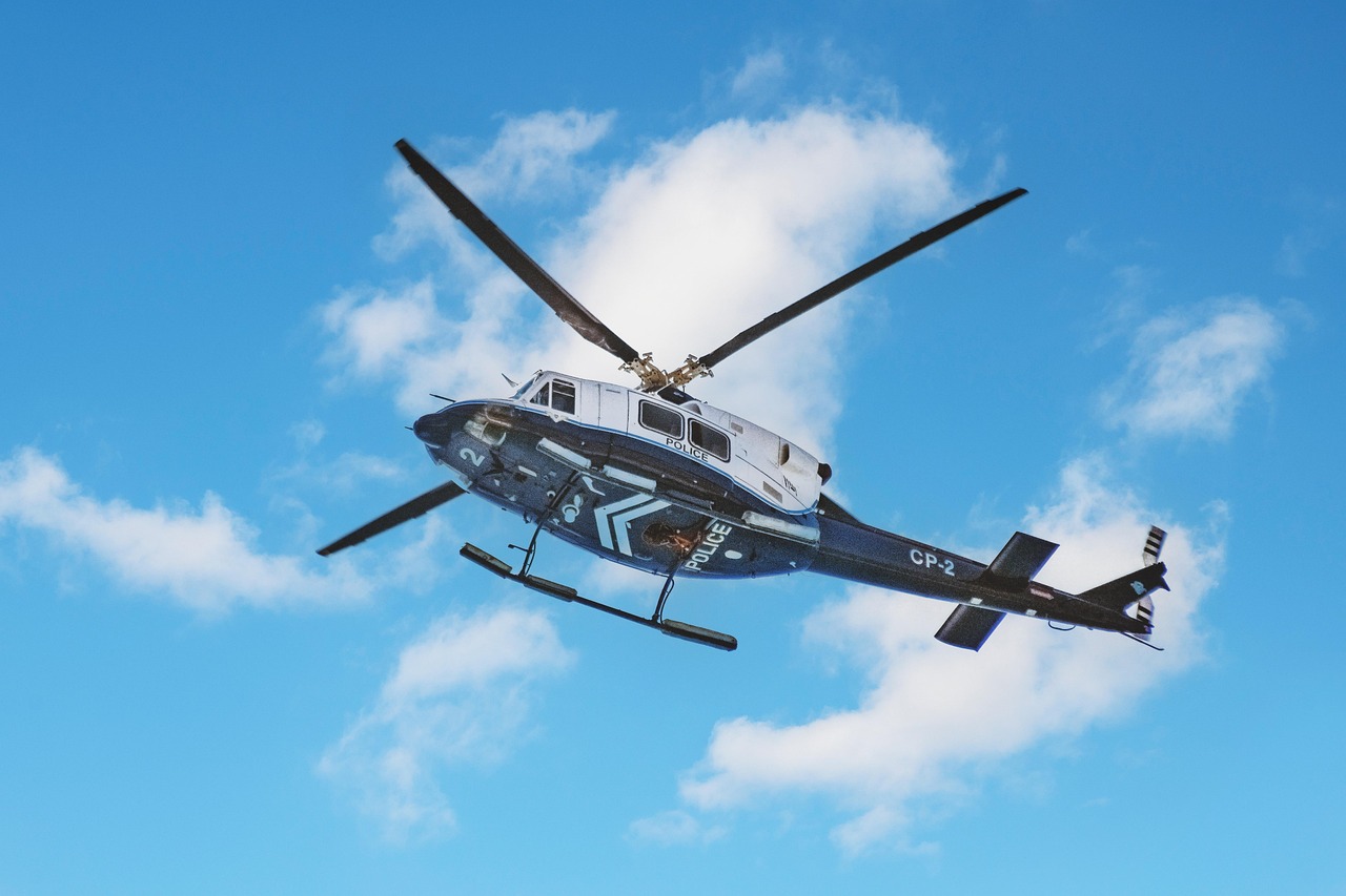 Helicopter ascent signaling bold, high-reach projects