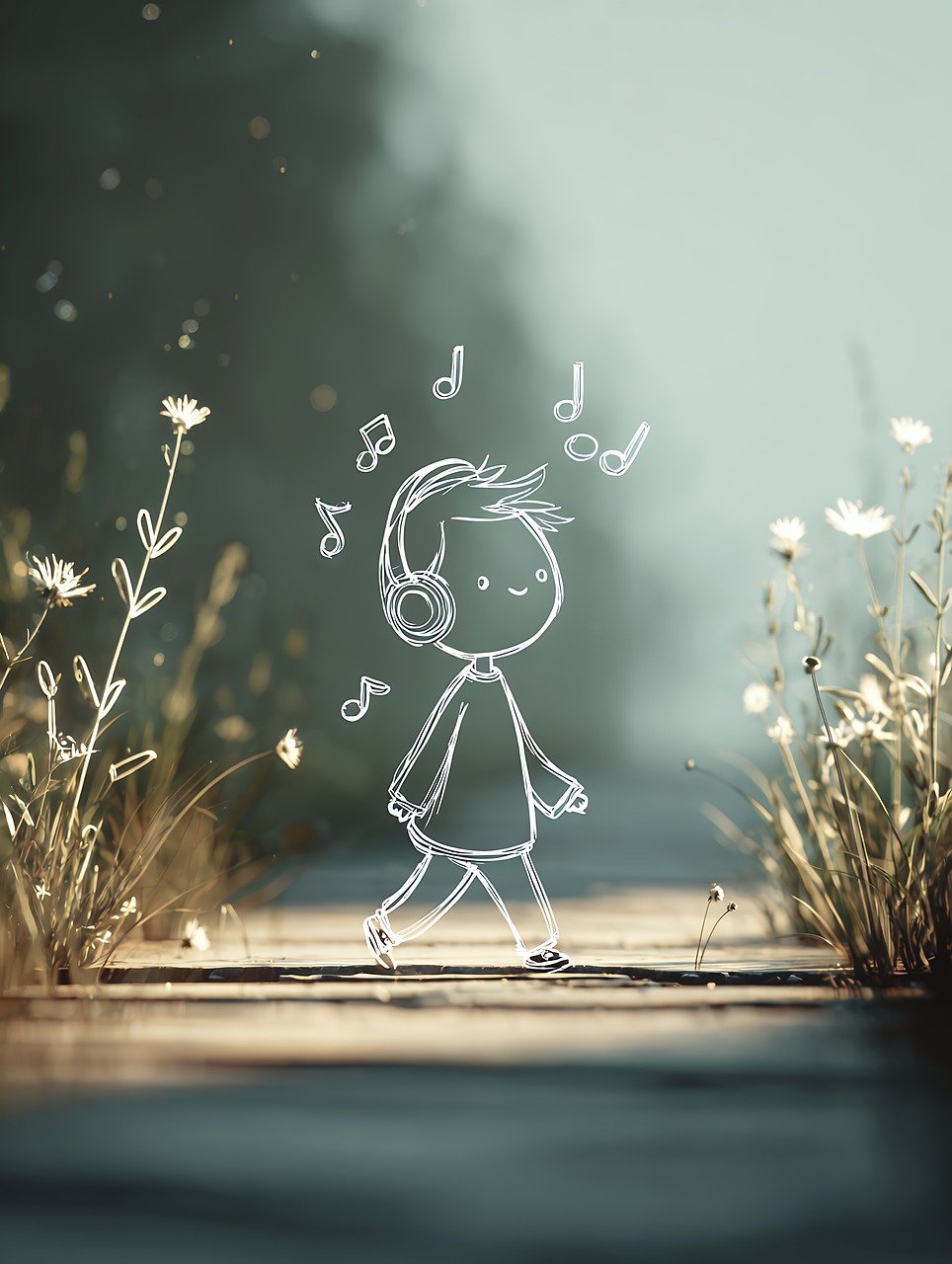 minimal chalk sketch