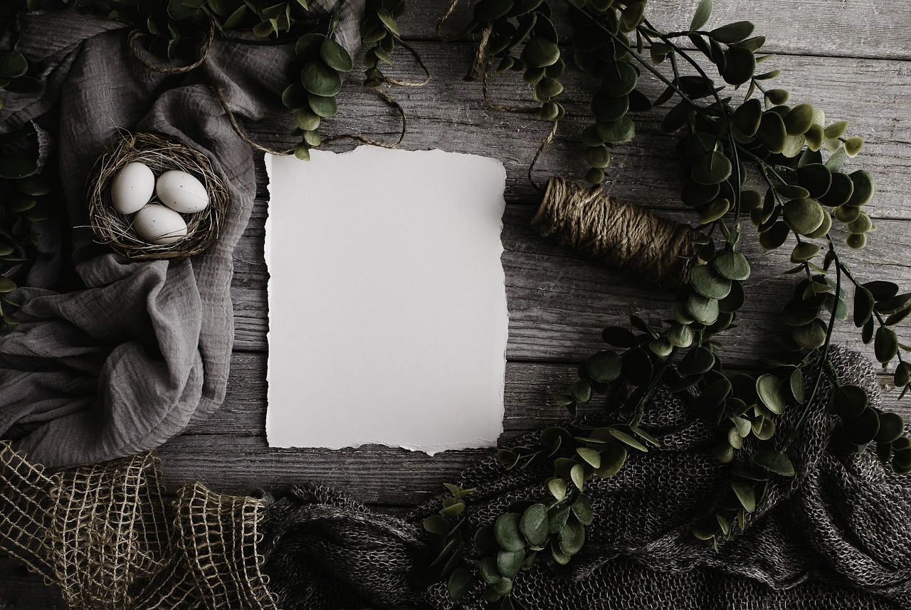 flat lay, template, wooden, background, nature