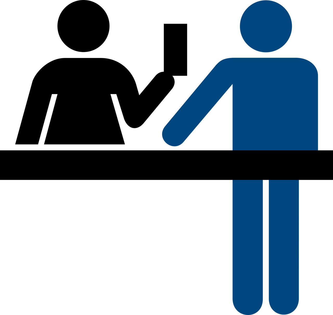 Tickets and purchase imagery, evoking checkout and entry