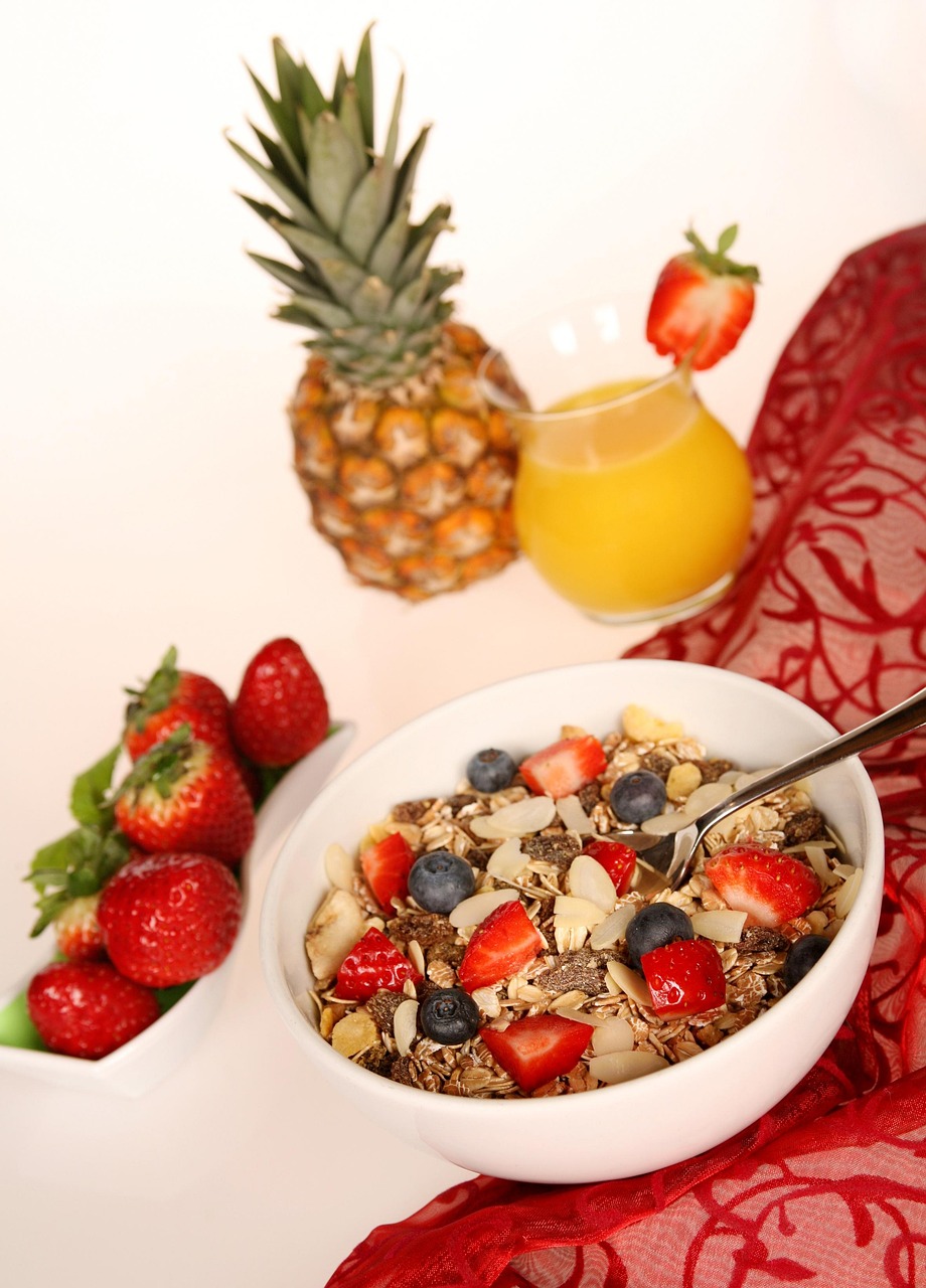 Healthy breakfast bowl illustrating improved nutrition