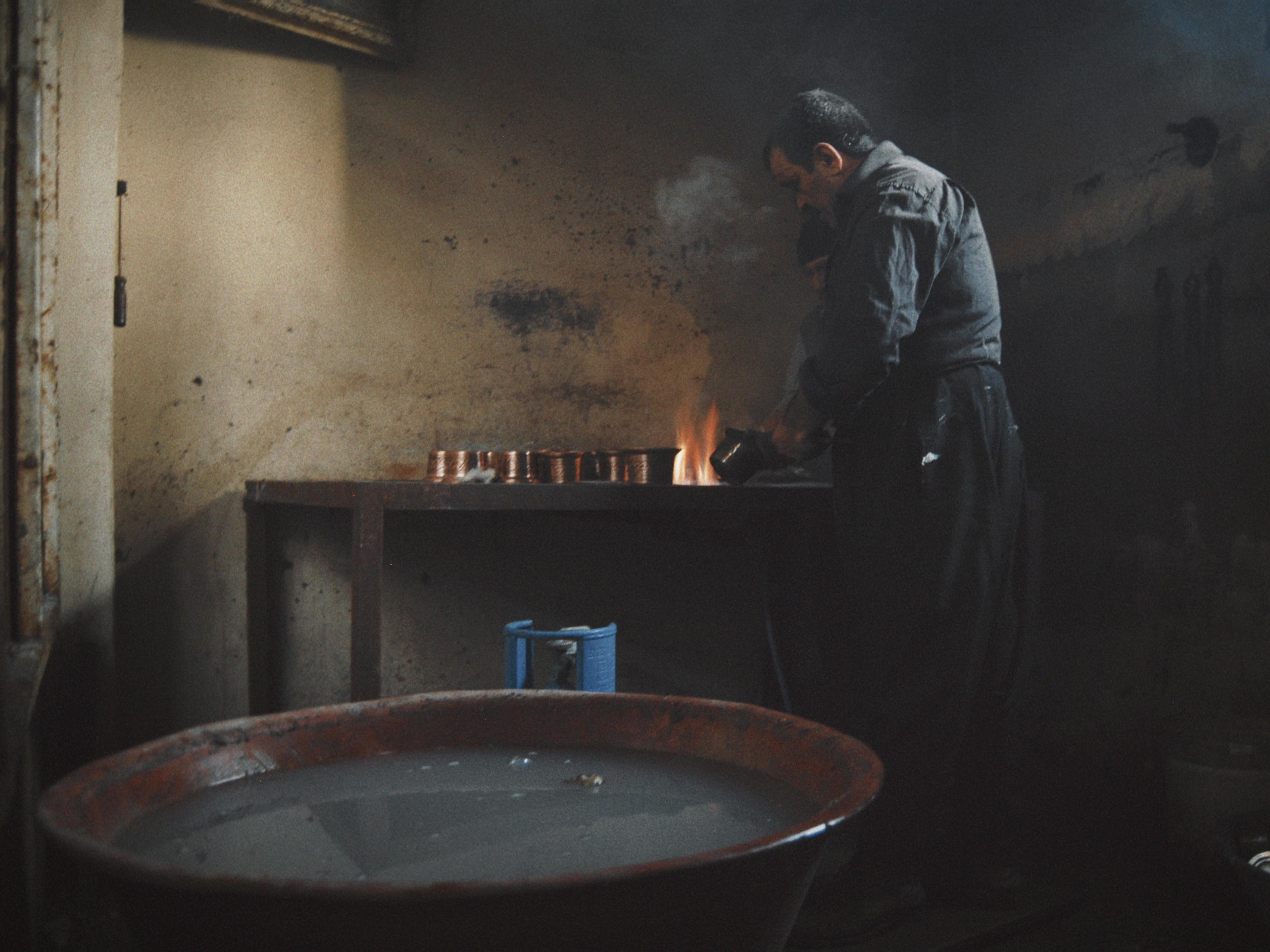 Motor rewind team at work